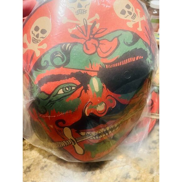 Vintage Pirate Mask 2002 with sword in mouth total of 3 . - Picture 3 of 6